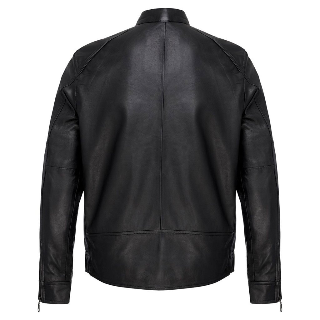 Johnny Reb Mens Buckets Way Leather Jacket - black - Core Outfits