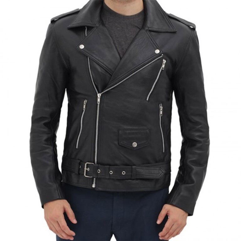 Inferno Black Leather Jacket | Core Outfits