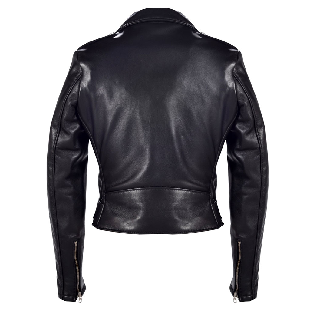 Rumy Maroon Leather Biker Jacket | Core Outfits