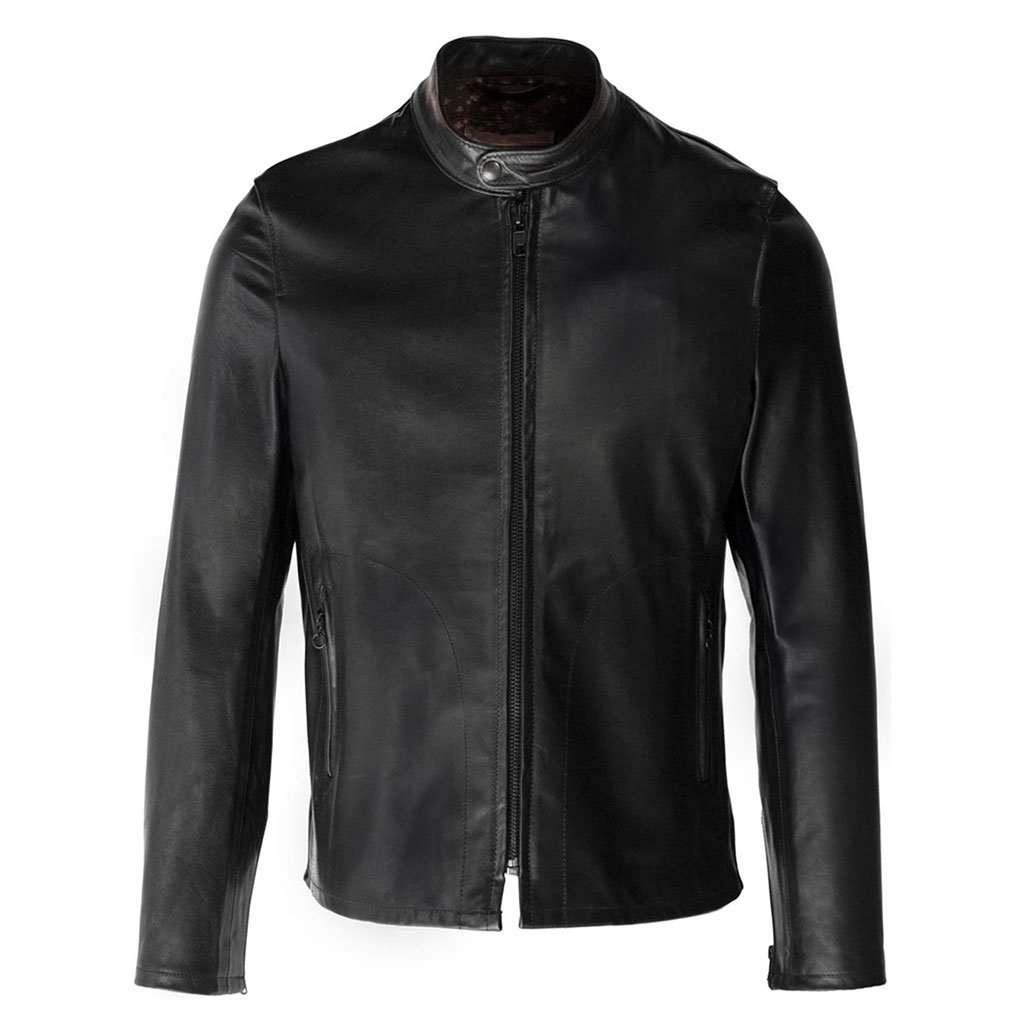 Mission – Men’s Black Leather Jacket