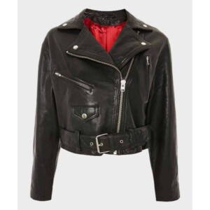 Riverdale S03 Alice Cooper Biker Leather Jacket