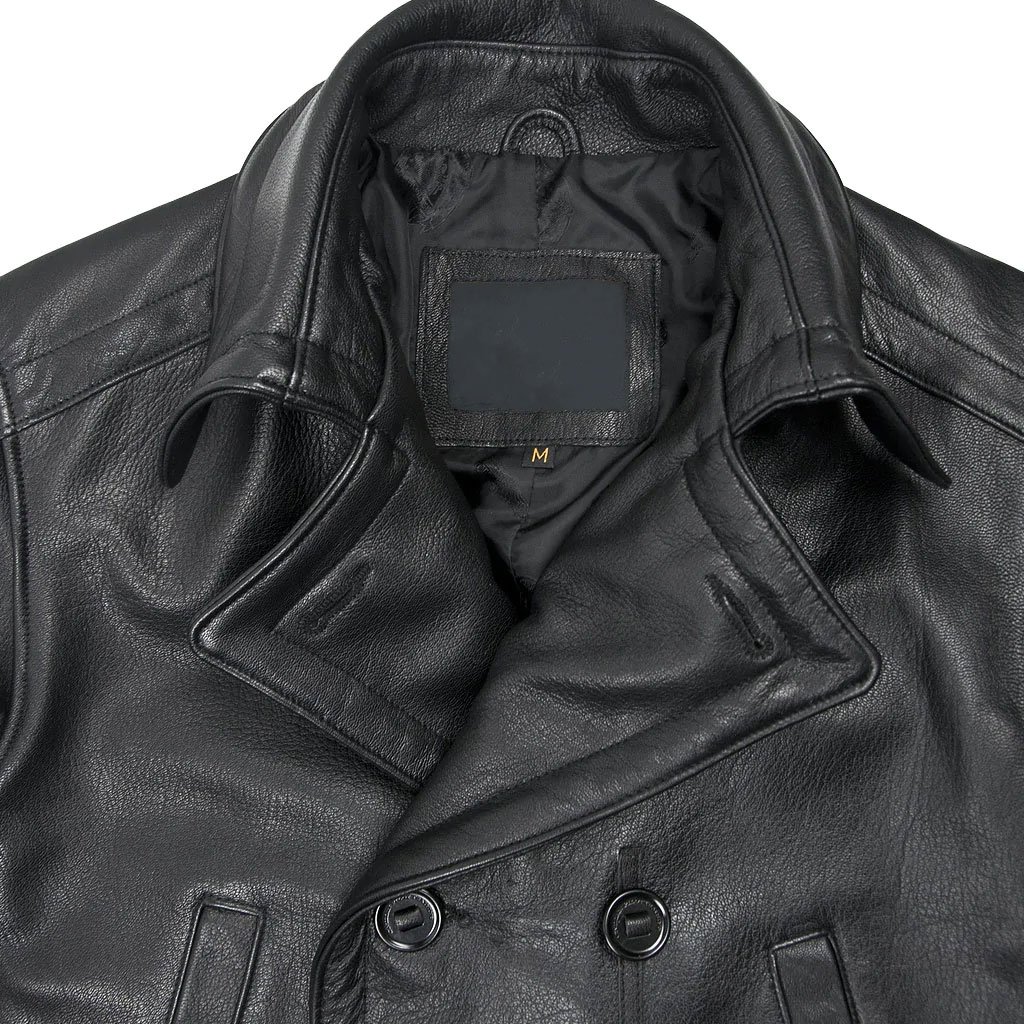 Vintage Leather Naval Officer’s Coat