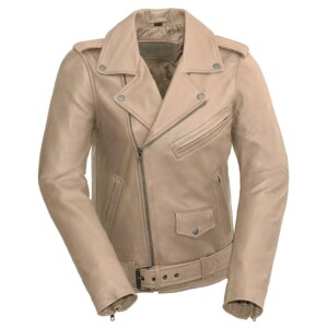 Women's Whet Blu Rebel Leather Motorcyle Jacket