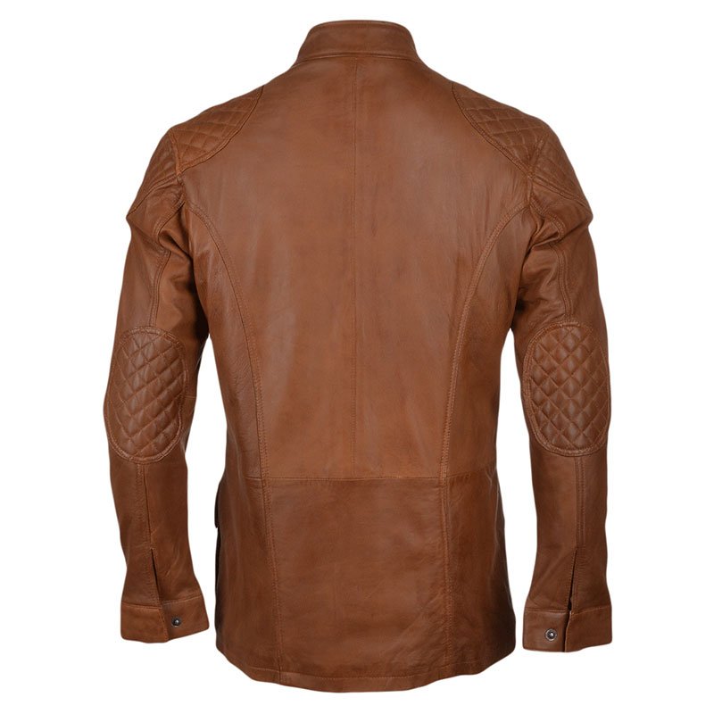 Leather Coat Tan Brontes