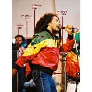 Bob Marley Leather Jacket