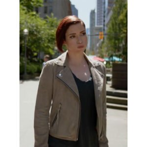 Chyler Leigh Supergirl Leather Jacket #1