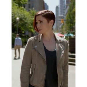 Chyler Leigh Supergirl Leather Jacket #1