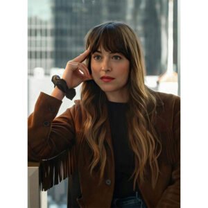 Dakota Johnson The High Note Suede Leather Jacket