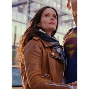 Elizabeth Tulloch Superman and Lois Leather Jacket