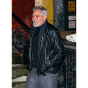 George Clooney Leather jacket