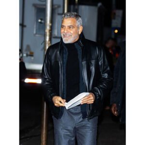 George Clooney Leather jacket