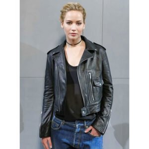 Jennifer Lawrence Leather Jacket #2