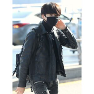 Jungkook Leather Jacket #1