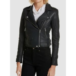 Katie Cassidy Arrow Leather Jacket