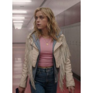 Keirnan Shipka Totally Killer Leather Jacket