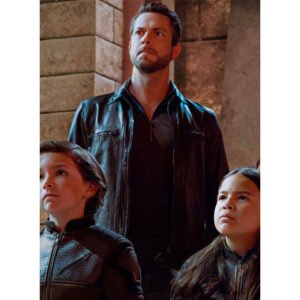 Zachary Levi Spy Kids Leather Jacket